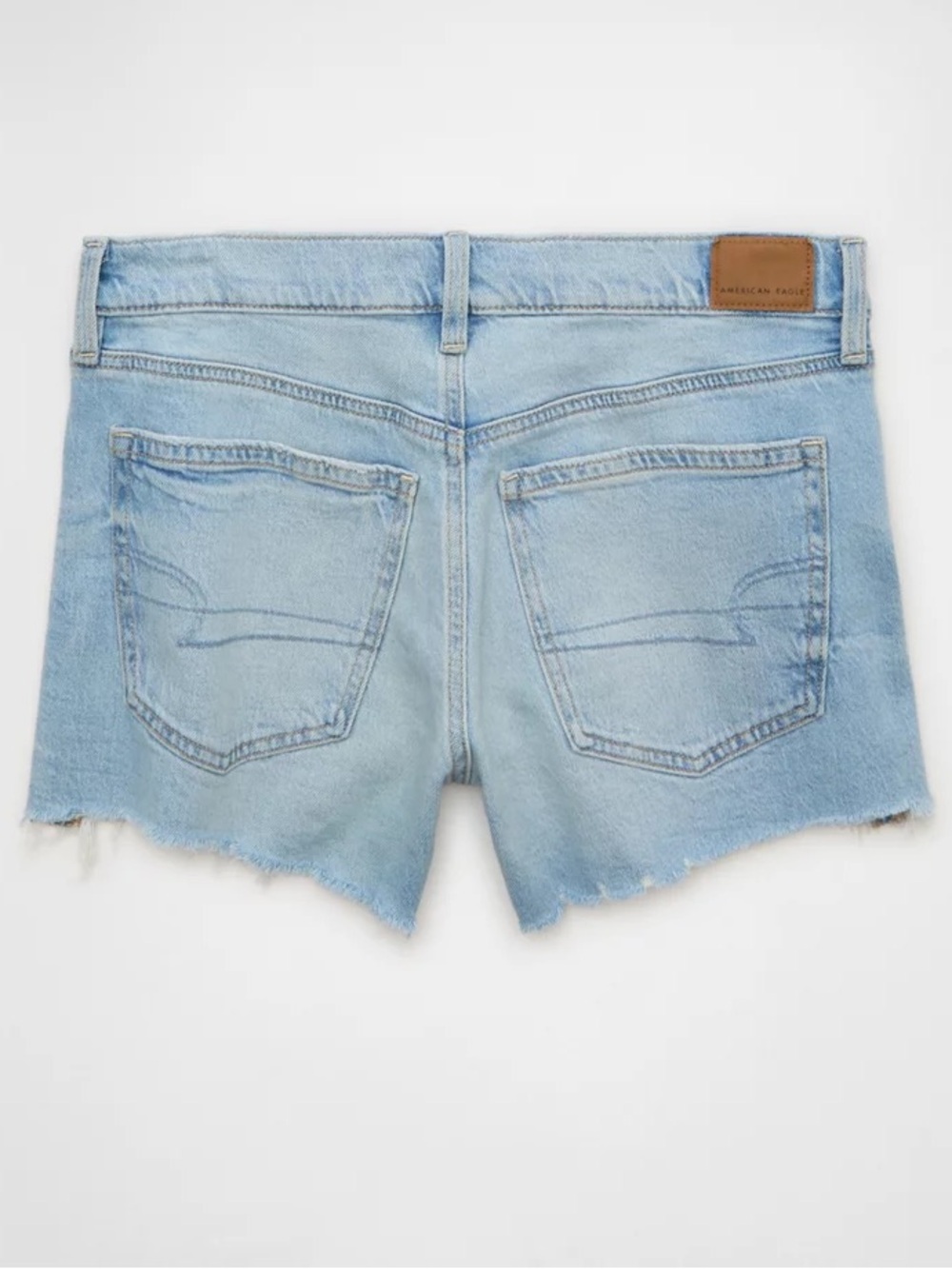 American Eagle Outfitters Light Wash Denim Cutoff Shorts